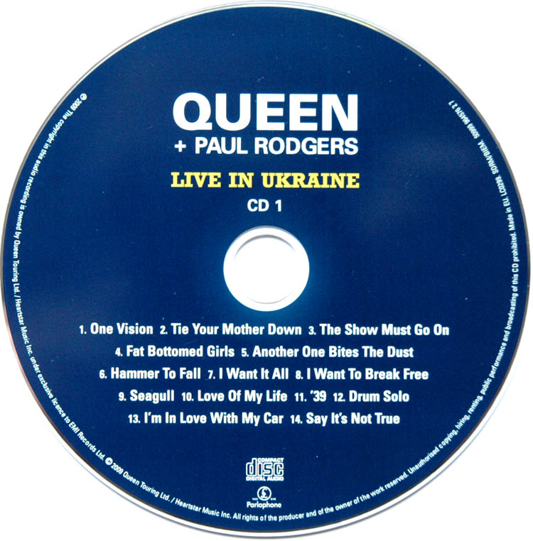 Queen And Paul Rodgers  Live In Ukraine : CD1
